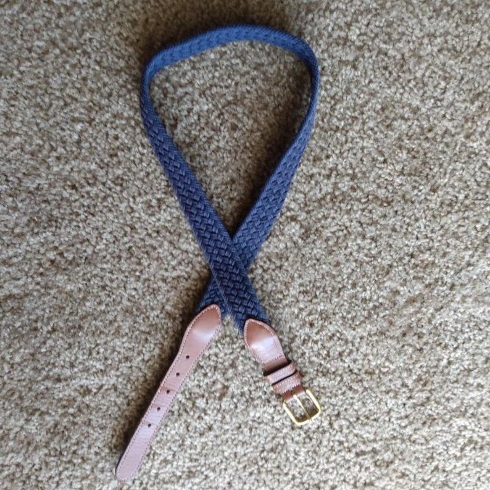 Vintage Belt - Navy Woven